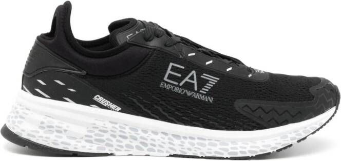 Ea7 Emporio Armani Crusher Distance low-top sneakers Zwart