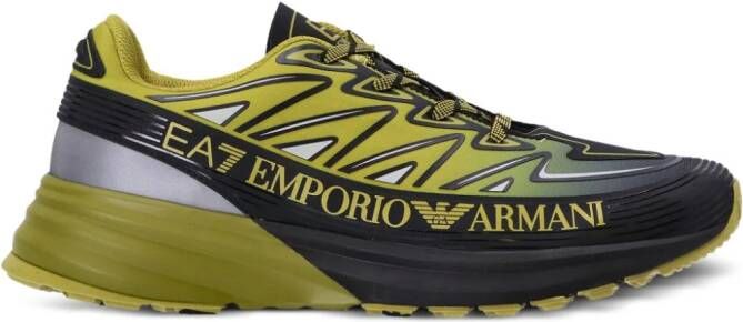 Ea7 Emporio Armani Crusher Distance Trail sneakers Zwart