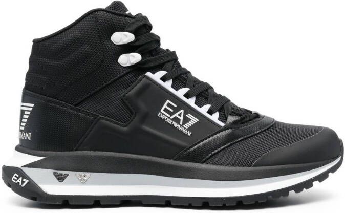 Ea7 Emporio Ar i Ice high-top sneakers Zwart