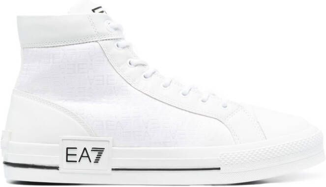 Ea7 Emporio Ar i High-top vetersneakers Wit