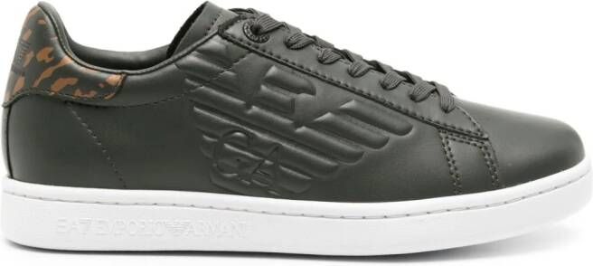 Ea7 Emporio Armani Leren sneakers Groen