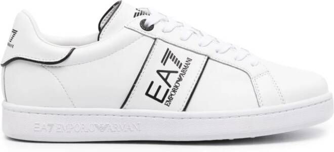 Ea7 Emporio Armani Leren sneakers Wit