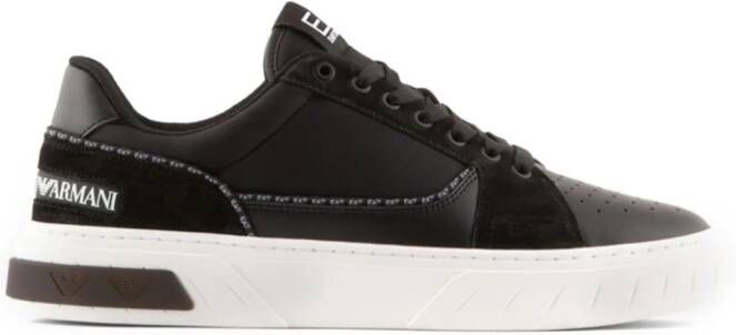 Ea7 Emporio Ar i Leren sneakers Zwart