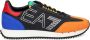 Ea7 Emporio Armani Sneakers met colourblocking Zwart - Thumbnail 1