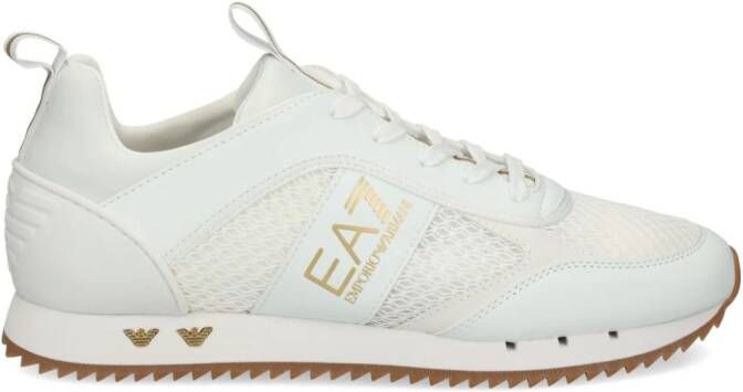 Ea7 Emporio Armani Sneakers met logoprint Wit