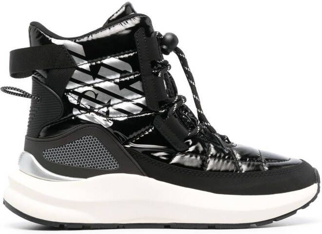 Ea7 Emporio Armani Mountain high-top sneakers Zwart