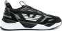 Ea7 Emporio Armani Sneakers met logo Zwart - Thumbnail 1