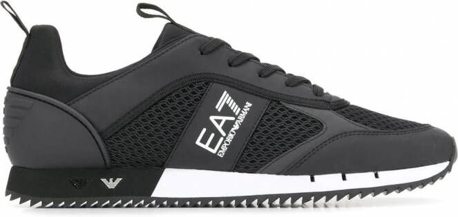 Ea7 Emporio Armani Sneakers met logo Zwart