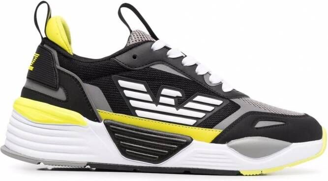 Ea7 Emporio Armani Sneakers met logoprint Zwart