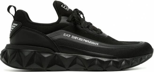 Ea7 Emporio Armani Sneakers met logoprint Zwart