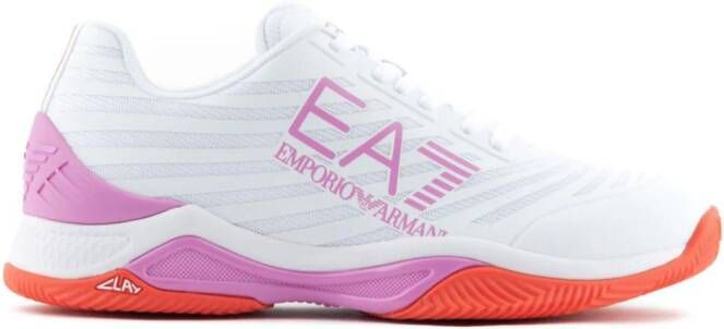Ea7 Emporio Ar i Clay mesh sneakers Wit