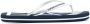 Ea7 Emporio Armani Teenslippers met logoprint Blauw - Thumbnail 1