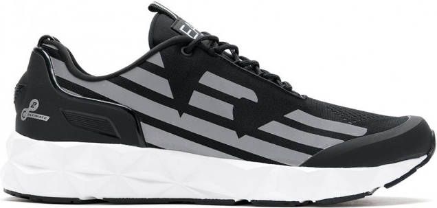 Ea7 Emporio Armani Sneakers met logoprint Zwart