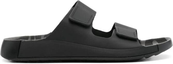 ECCO Cozmo leather sandals Zwart