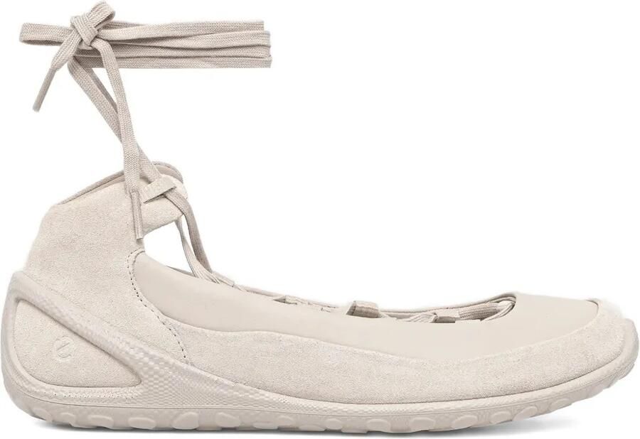 ECCO Ballerina's met veters Grijs