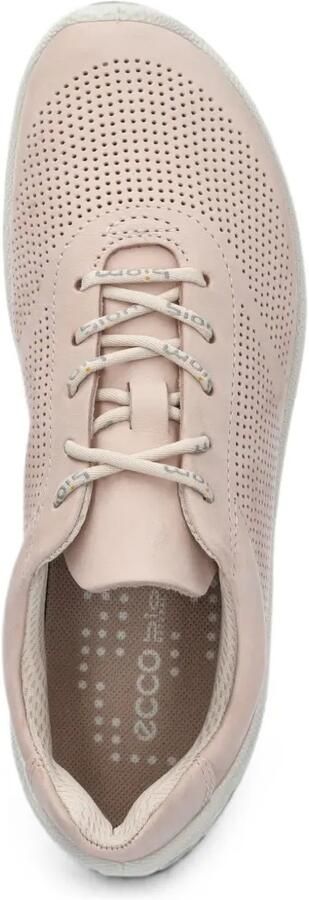 ECCO Biom Elite geperforeerde leren sneakers Roze - Foto 4