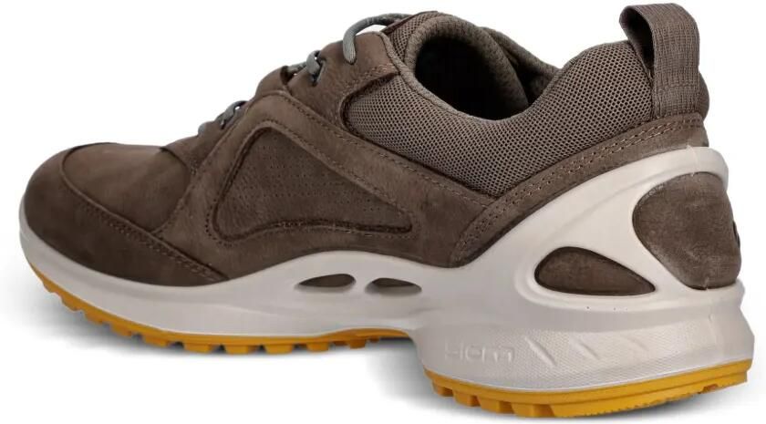 ECCO Biom Energi leren sneakers met geperforeerde details Bruin - Foto 3