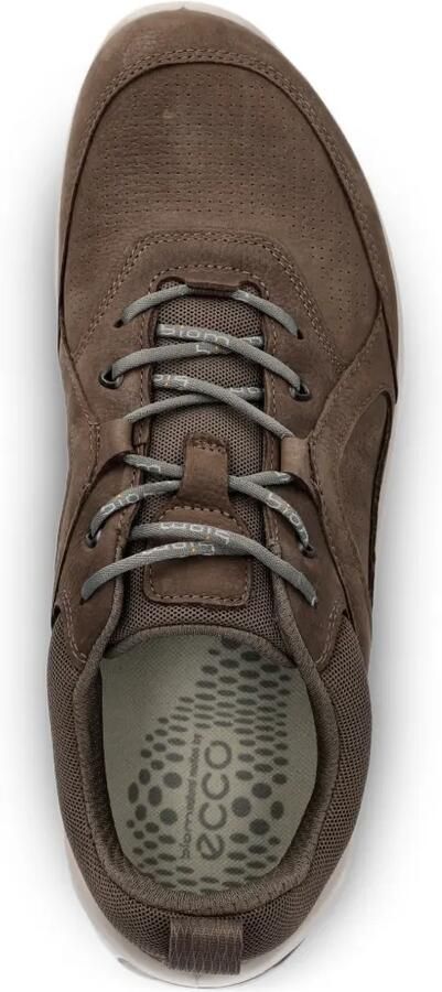 ECCO Biom Energi leren sneakers met geperforeerde details Bruin - Foto 4