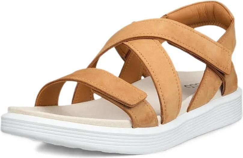 ECCO crossover touch-strap sandals Bruin - Foto 3