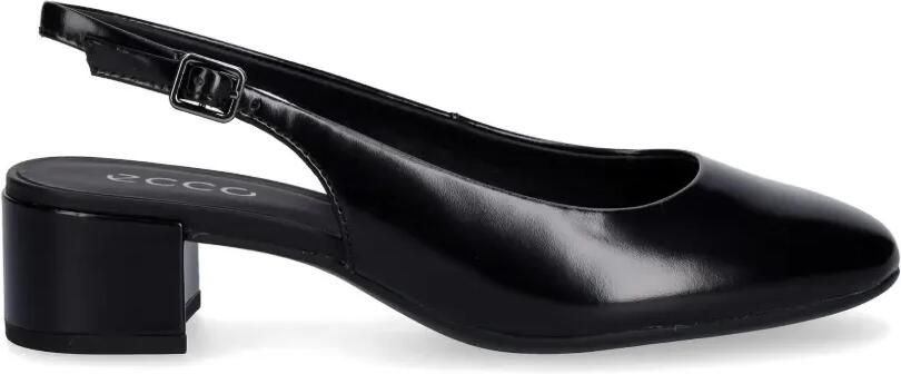 ECCO Liva 35 slingback pumps met blokhak Zwart