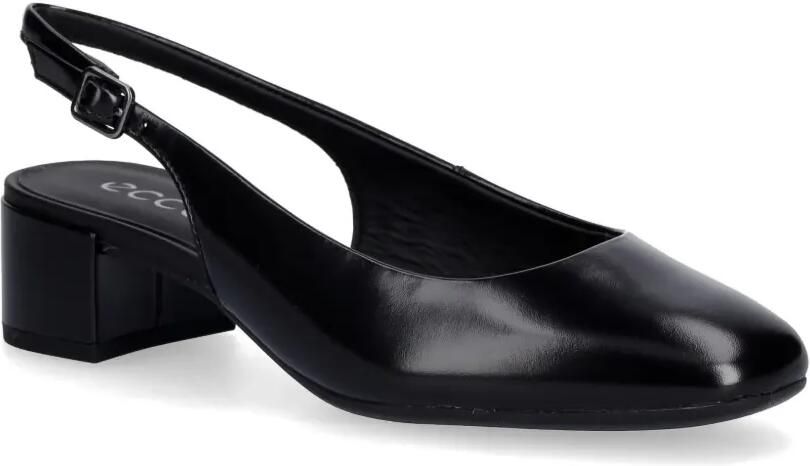ECCO Liva 35 slingback pumps met blokhak Zwart - Foto 2