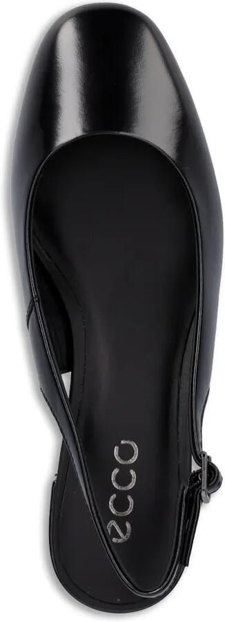 ECCO Liva 35 slingback pumps met blokhak Zwart - Foto 4