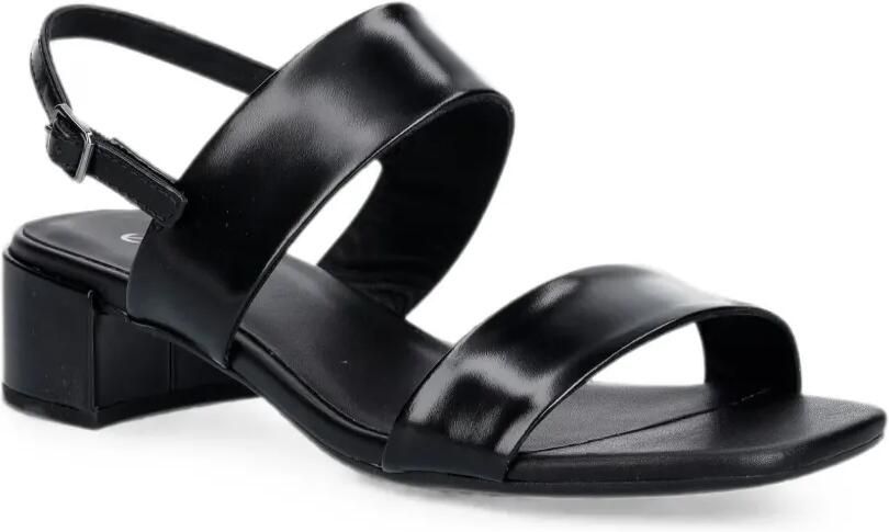 ECCO Liva leren sandalen met gespsluiting Zwart - Foto 3