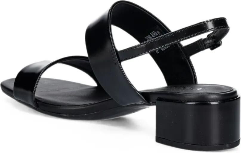 ECCO Liva leren sandalen met gespsluiting Zwart - Foto 2