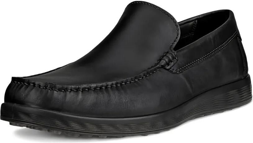ECCO Loafers met stiksels Zwart