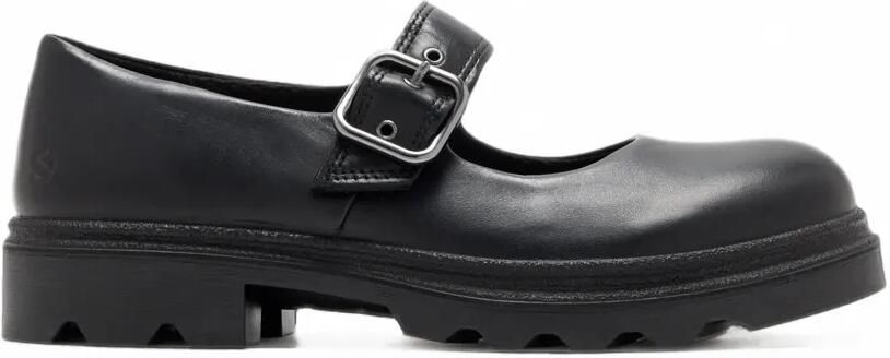ECCO Mary Jane leren schoenen Zwart