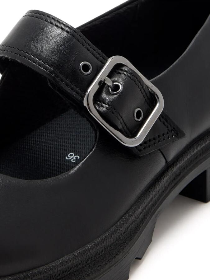 ECCO Mary Jane leren schoenen Zwart - Foto 3