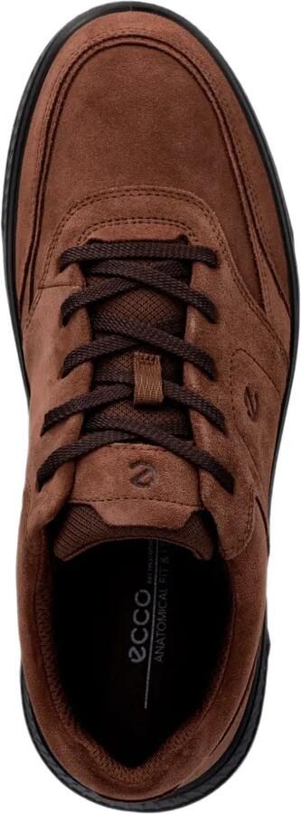 ECCO Move suède sneakers met logo-reliëf Bruin