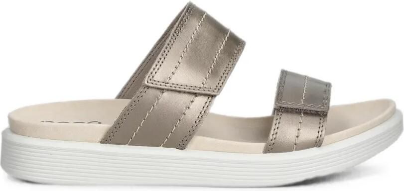 ECCO Sandalen met klittenband Beige