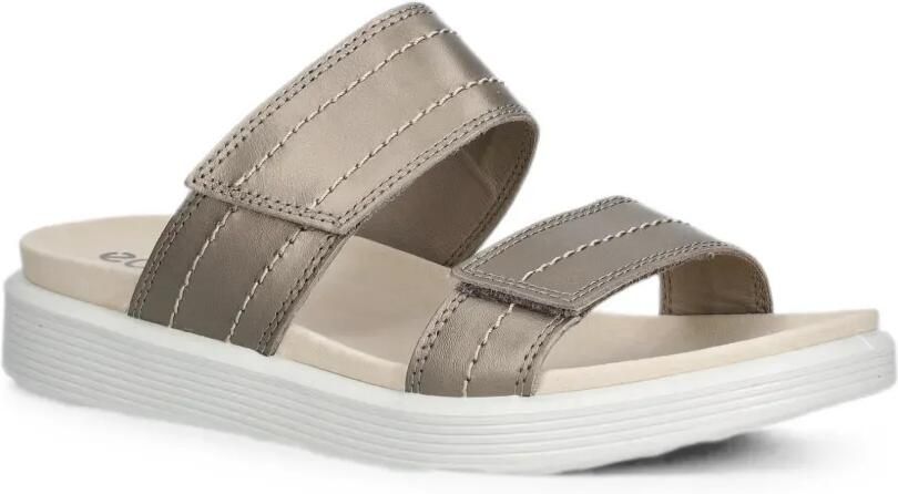 ECCO Sandalen met klittenband Beige - Foto 3