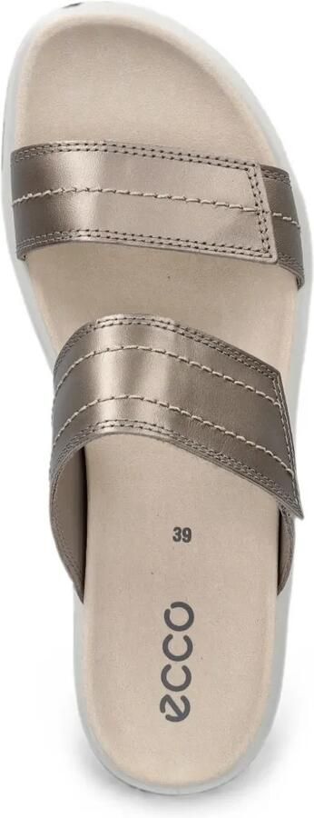 ECCO Sandalen met klittenband Beige - Foto 4
