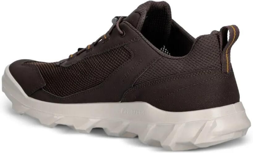 ECCO Sneakers met mesh vlakken en houtje-touwtje sluiting Bruin - Foto 2
