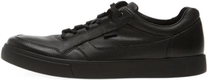ECCO Soft 10 leather sneakers Zwart