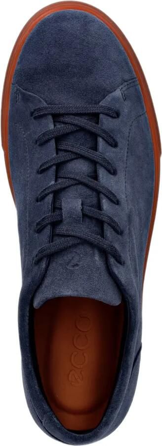 ECCO Soft 10 suède low-top sneakers Blauw