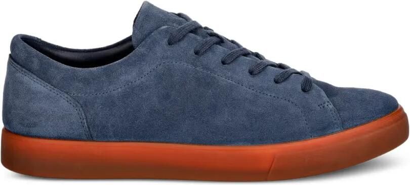 ECCO Soft 10 suède low-top sneakers Blauw - Foto 4