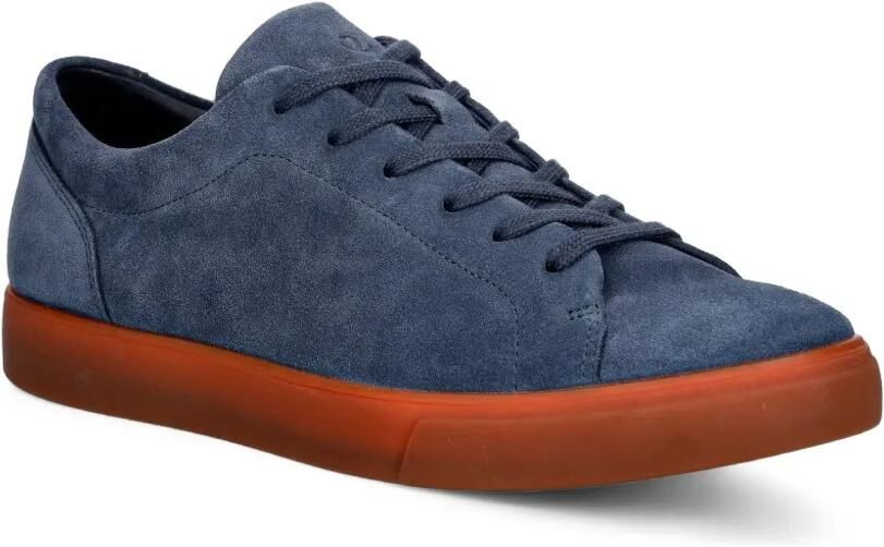 ECCO Soft 10 suède low-top sneakers Blauw - Foto 2