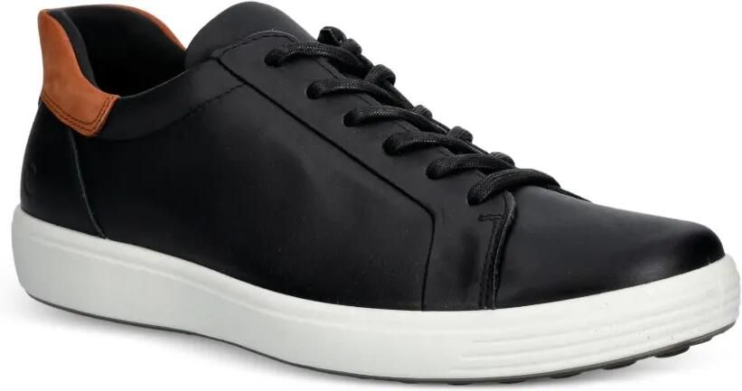 ECCO Soft 7 leren sneakers Zwart - Foto 3