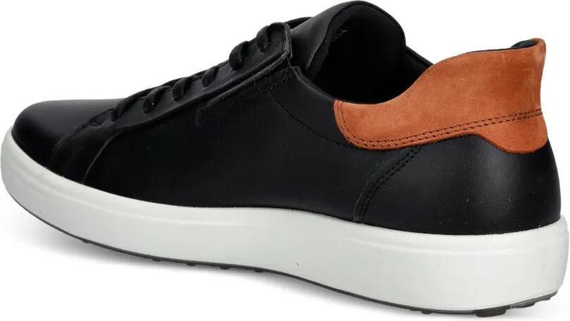 ECCO Soft 7 leren sneakers Zwart - Foto 2