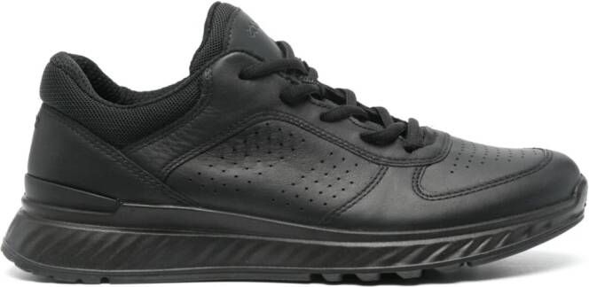 ECCO Exostride leren sneakers Zwart