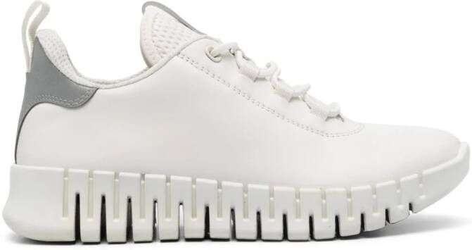 ECCO GRUUV leren sneakers Wit