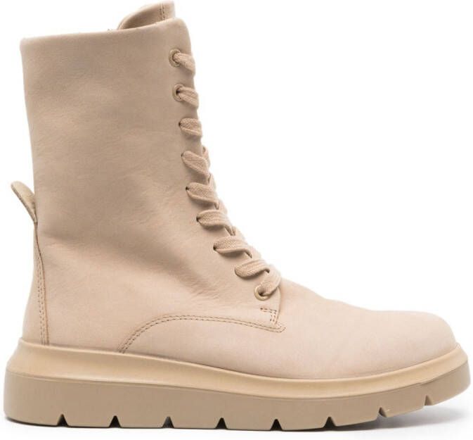 ECCO Nouvelle suède veterlaarzen Beige