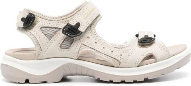 ECCO Offroad sandalen met klittenband Beige