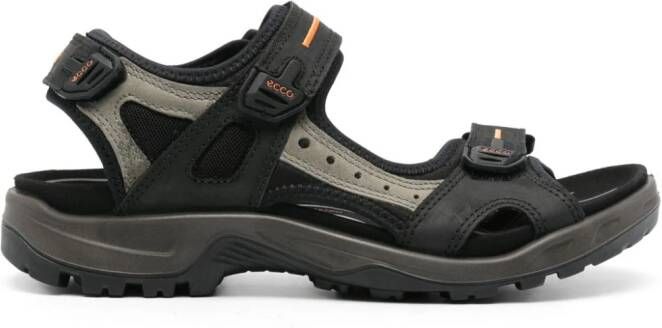 ECCO Offroad sandalen met klittenband Zwart