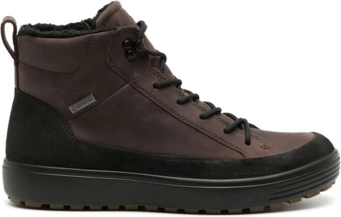 ECCO Soft 7 Tred leren laarzen Bruin