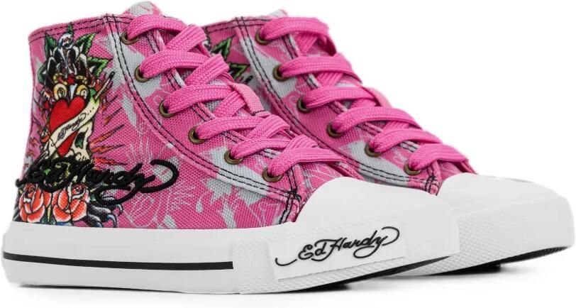 ED HARDY KIDS High-top sneakers Roze