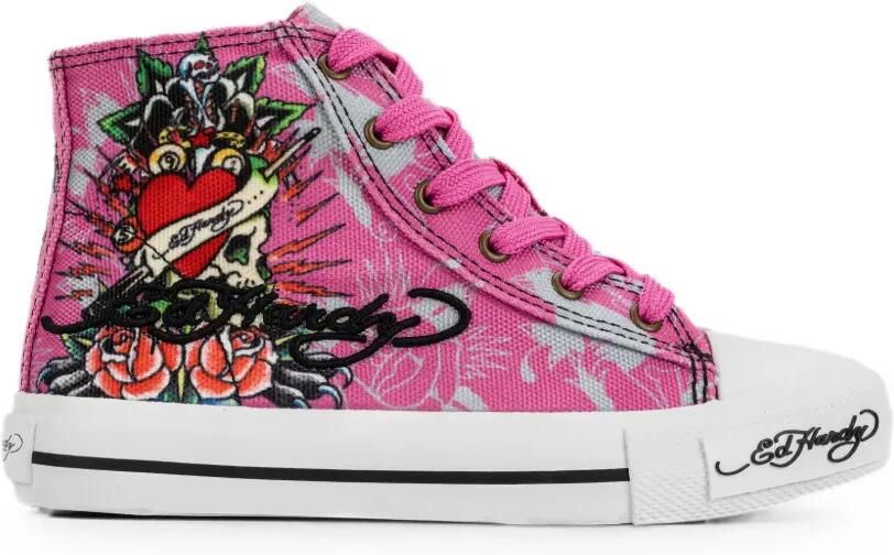 ED HARDY KIDS High-top sneakers Roze - Foto 2